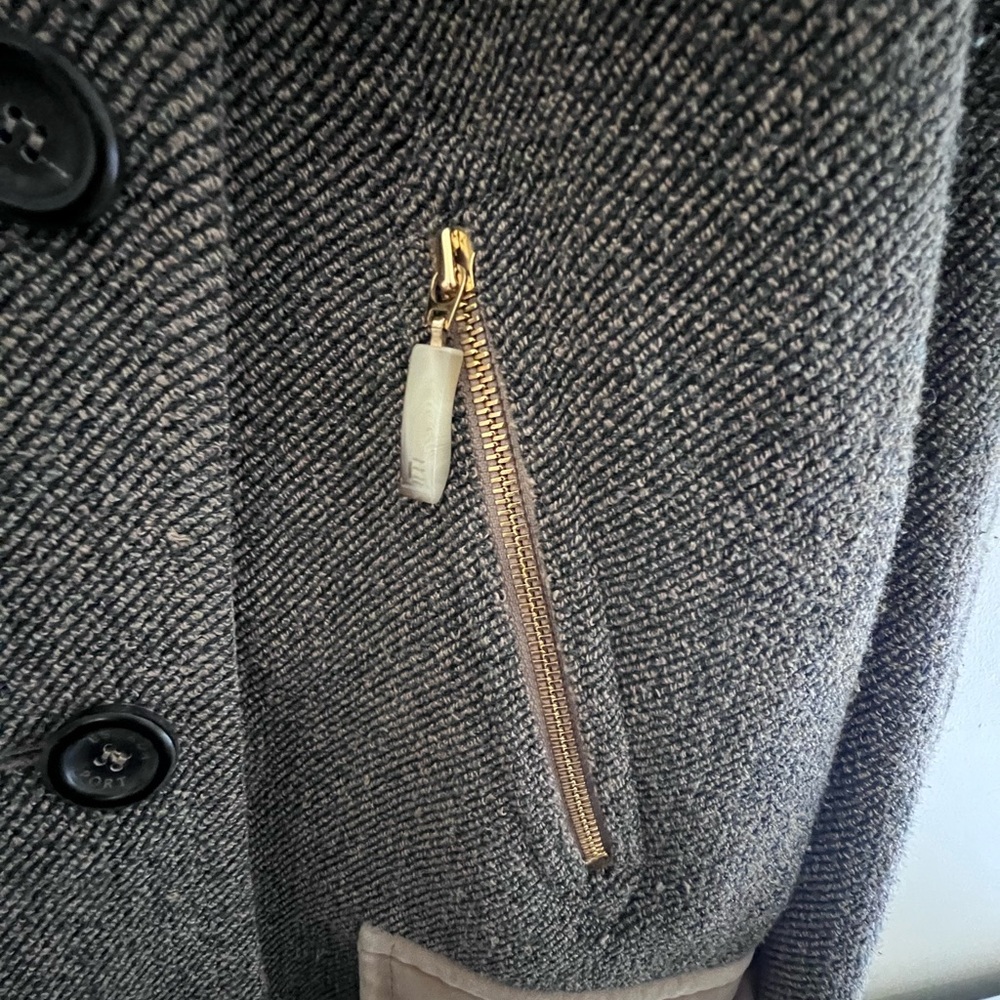 Vintage Escada brown Double-Breasted Pea Coat - Picture 10 of 15